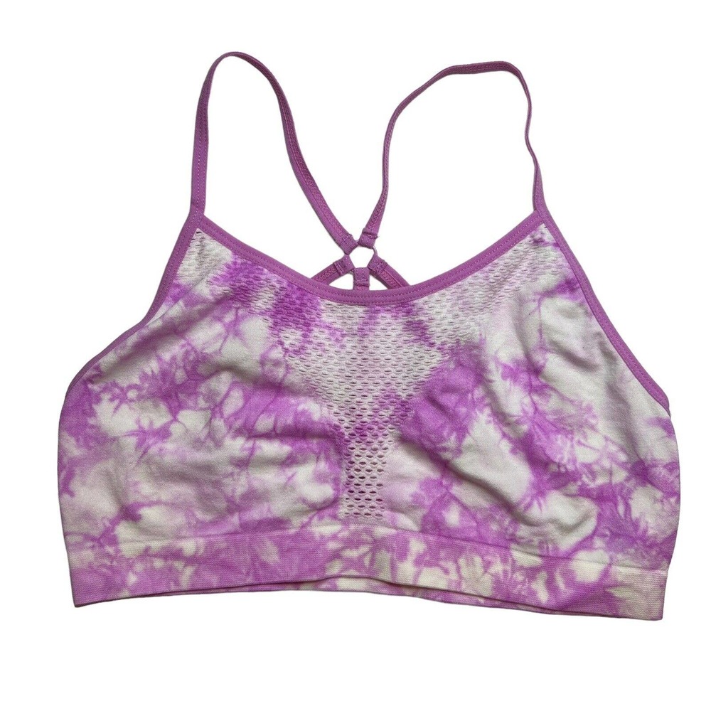 Honeydew Tie Dye Bralette Strappy Back Size Small New